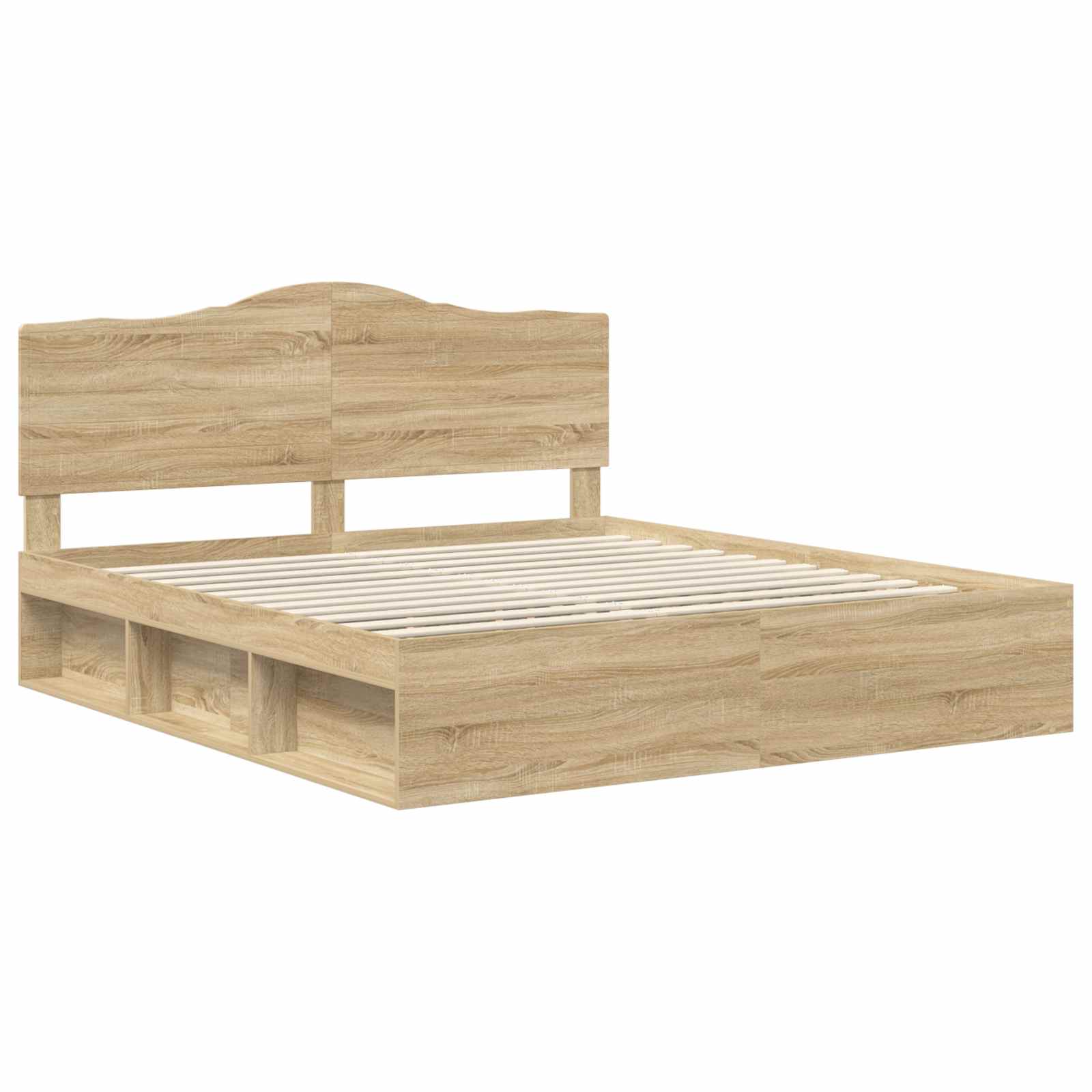 Σκελετός Κρεβατιού Σονόμα 180 x 200 cm Στερεά ξυλεία πεύκου - Pakobazaar