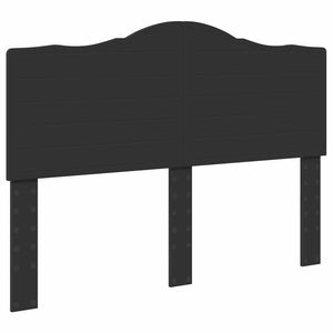 Σκελετός Κρεβατιού Μαύρο 140 x 190 cm Στερεά ξυλεία πεύκου - Pakobazaar
