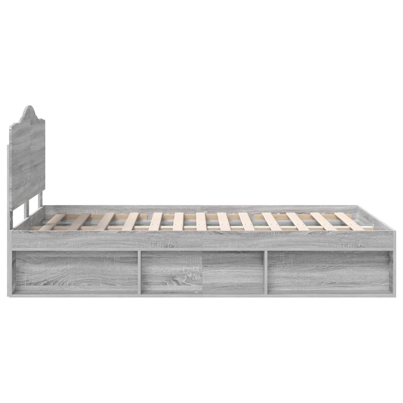 Σκελετός Κρεβατιού με κεφαλάρι Γκρίζο Σονομα 120 x 190 cm