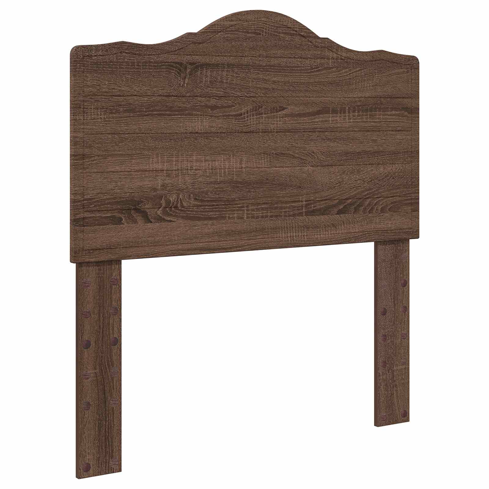 Σκελετός Κρεβατιού Καφέ δρυς 75 x 190 cm Στερεά ξυλεία πεύκου