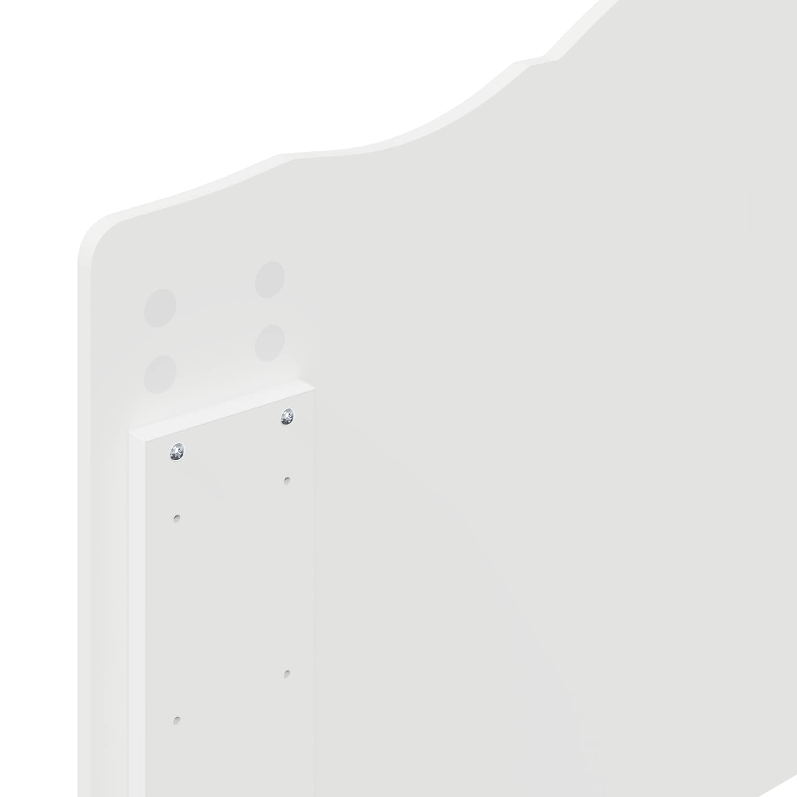 Κρεβάτι Αποθήκης Λευκό 90 x 190 cm Επεξεργασμένο ξύλο