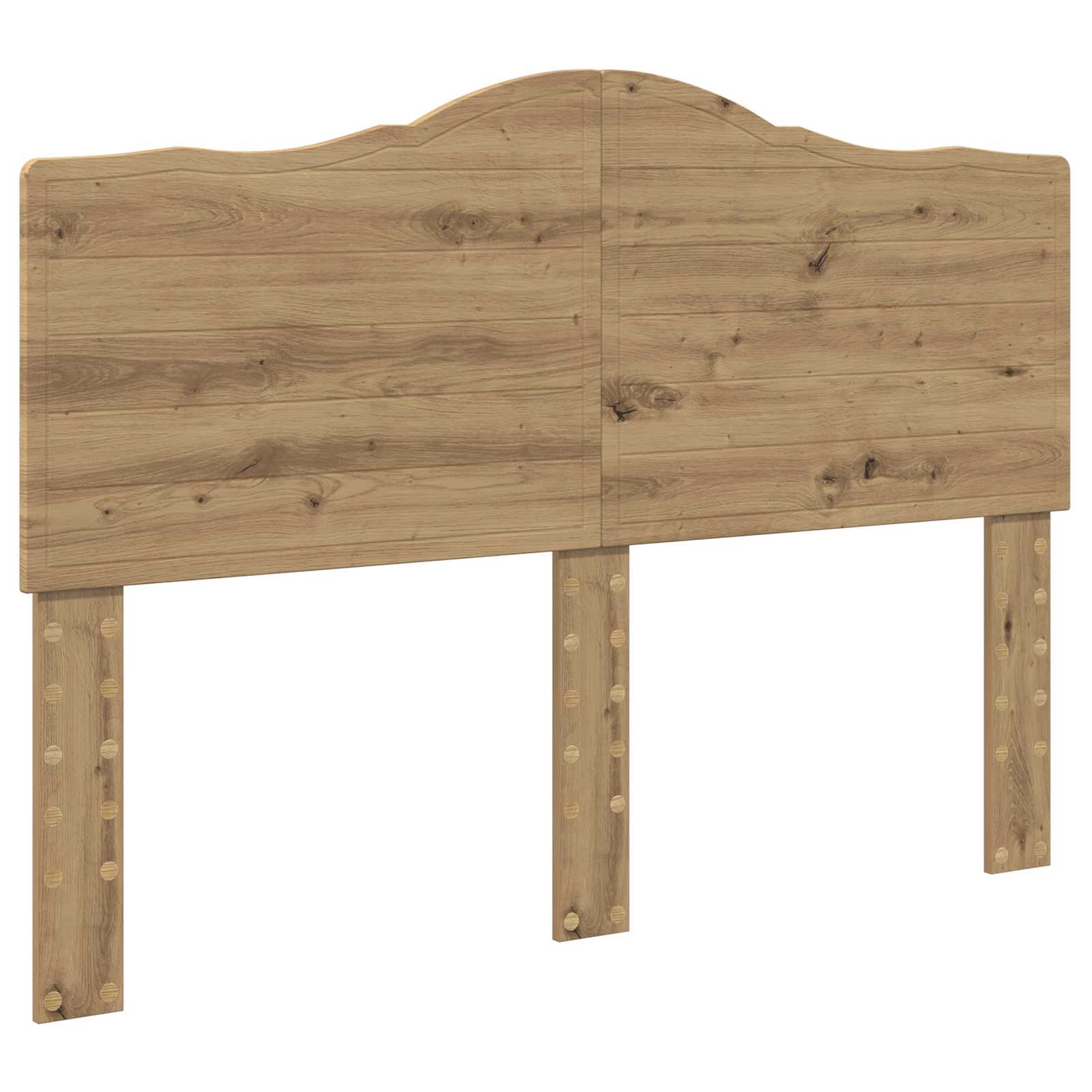 Σκελετός Κρεβατιού Artisan Oak 140 x 190 cm Επεξεργασμένο Ξύλο - Pakobazaar