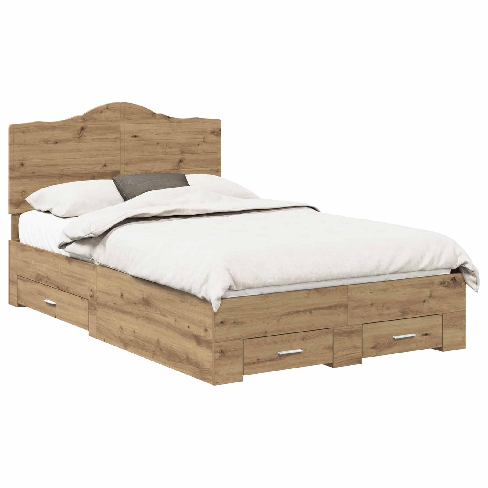 Σκελετός Κρεβατιού Artisan Oak 120 x 200 cm Επεξεργασμένο ξύλο - Pakobazaar