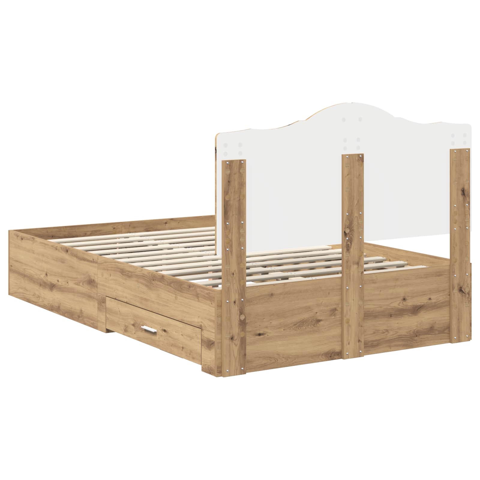 Σκελετός Κρεβατιού Artisan Oak 120 x 200 cm Επεξεργασμένο ξύλο - Pakobazaar