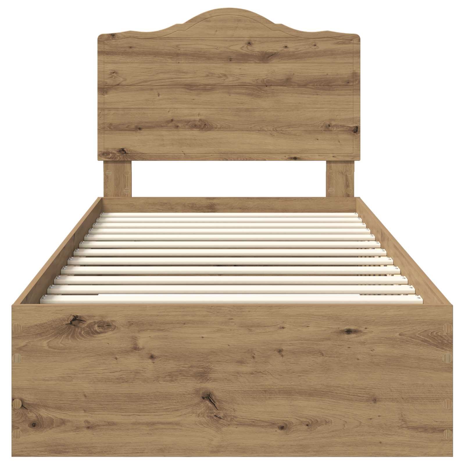 Σκελετός Κρεβατιού Artisan Oak 100 x 200 cm Επεξεργασμένο ξύλο