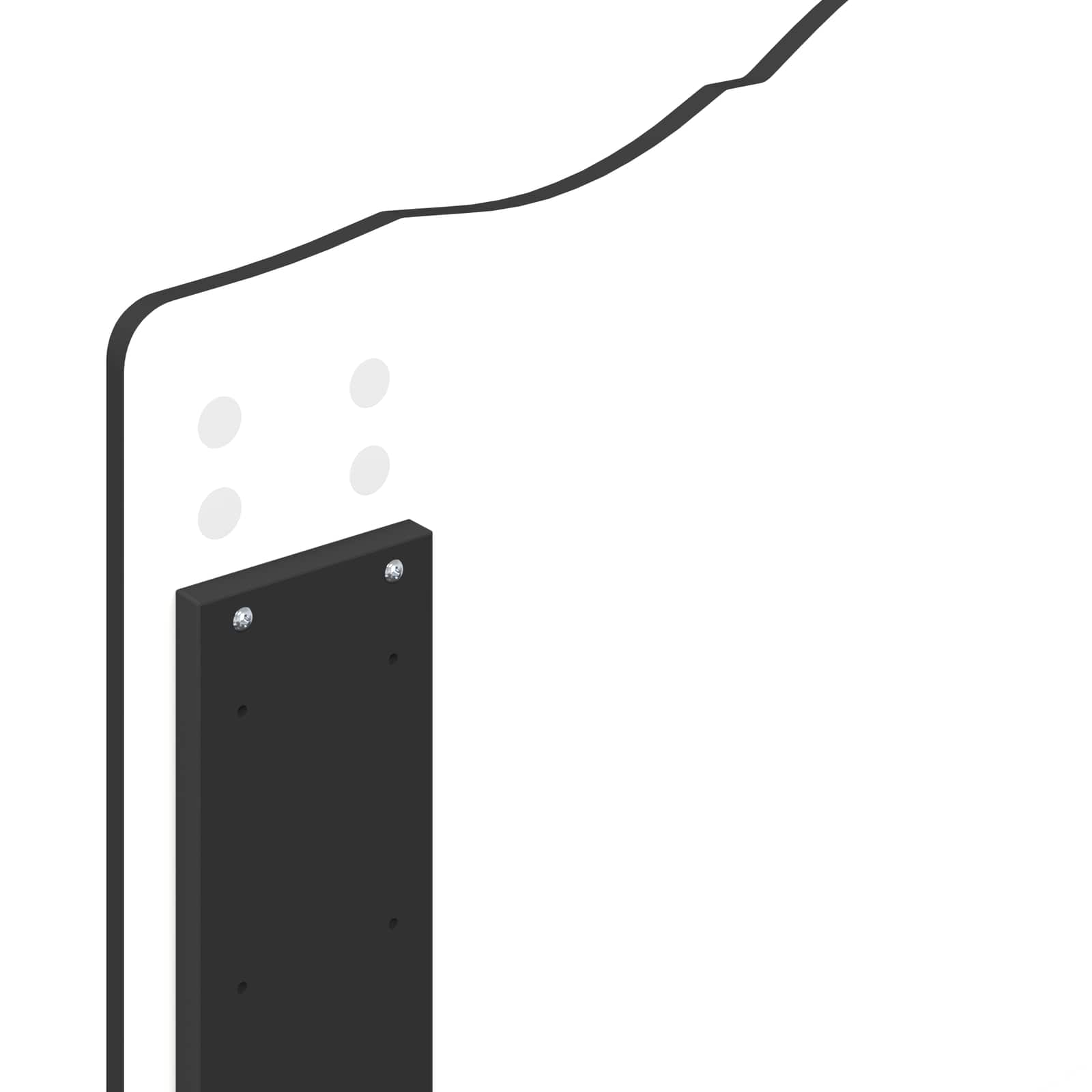 Σκελετός Κρεβατιού Μαύρο 70 x 190 cm Επεξεργασμένο ξύλο