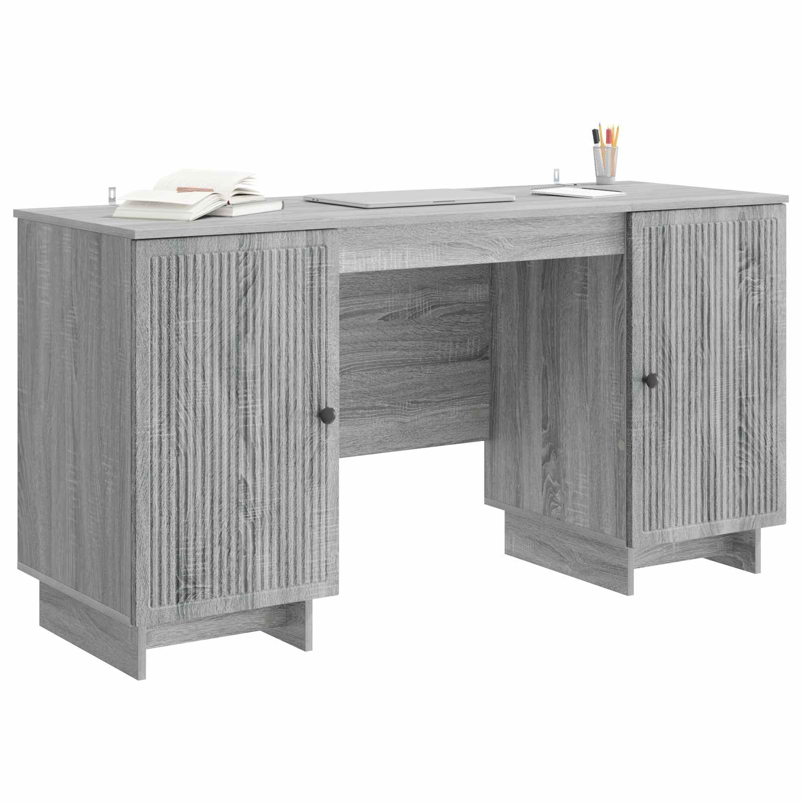 Γραφείο Γκρι Sonoma Επεξεργασμένο Ξύλο 142,5 x 50 x 75 εκ. - Pakobazaar