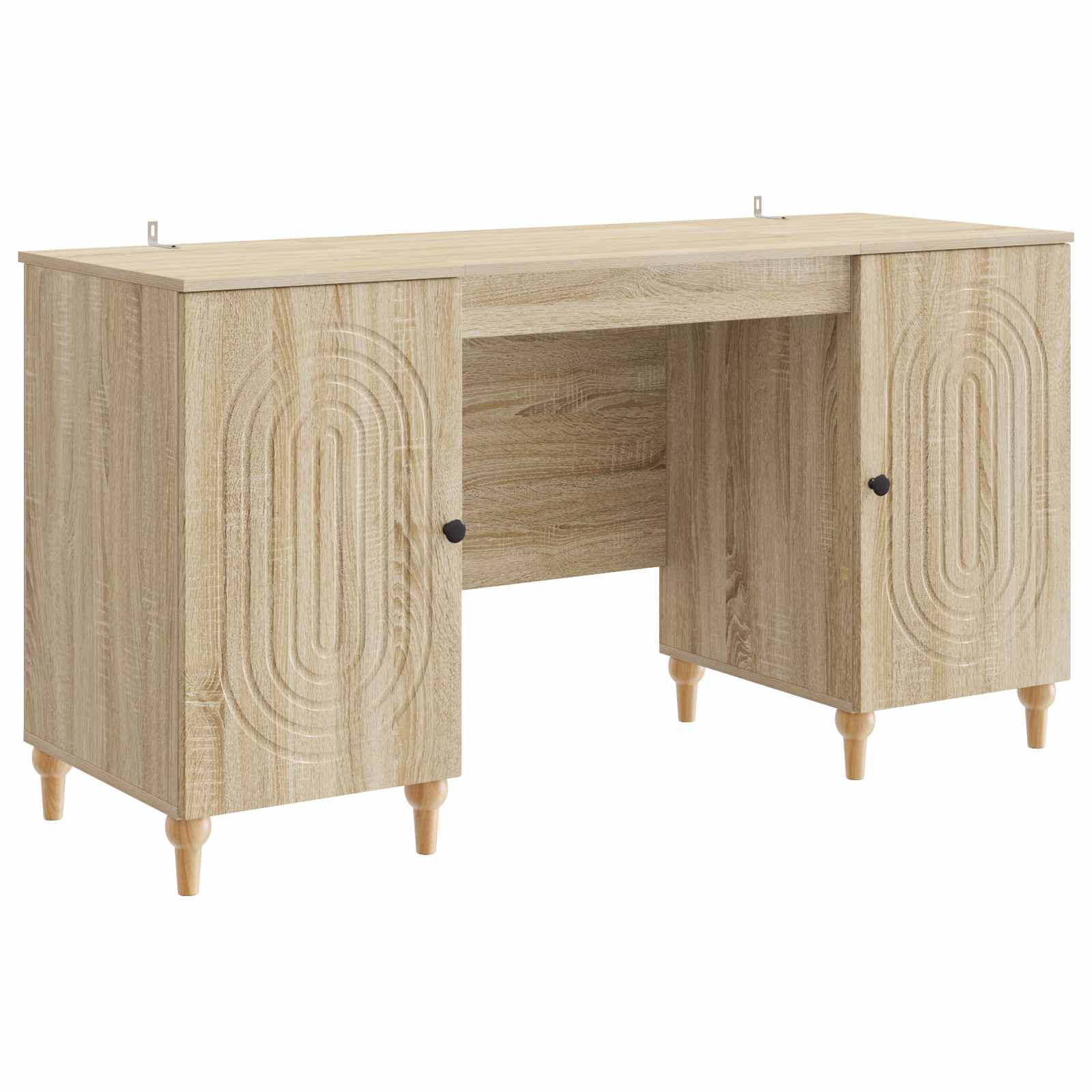 Γραφείο με ράφι Sonoma 142,5 x 50 x 75 εκ. Επεξεργασμένο Ξύλο - Pakobazaar