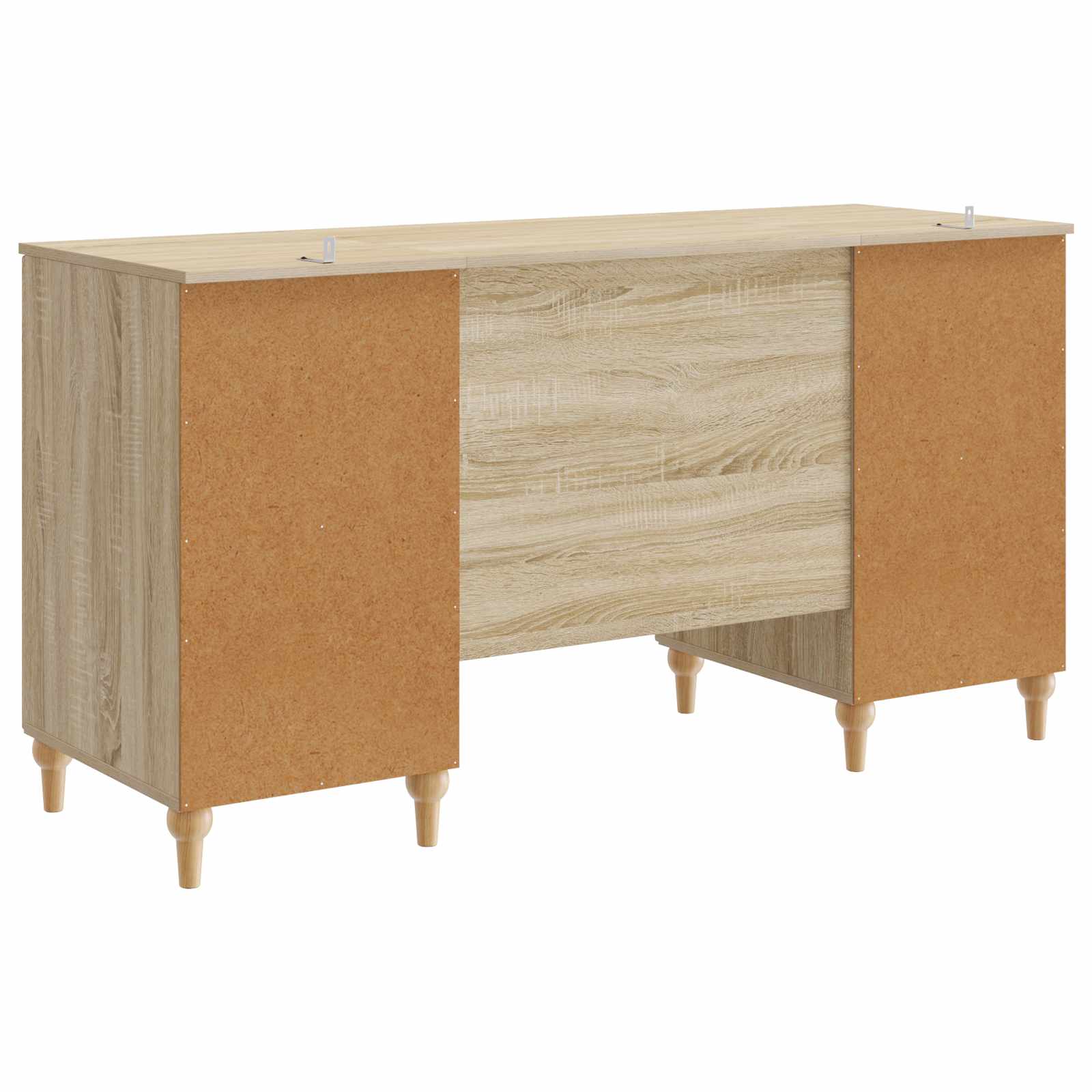 Γραφείο με ράφι Sonoma 142,5 x 50 x 75 εκ. Επεξεργασμένο Ξύλο - Pakobazaar