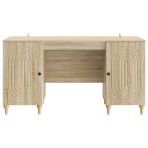Γραφείο με ράφι Sonoma 142,5 x 50 x 75 εκ. Επεξεργασμένο Ξύλο - Pakobazaar
