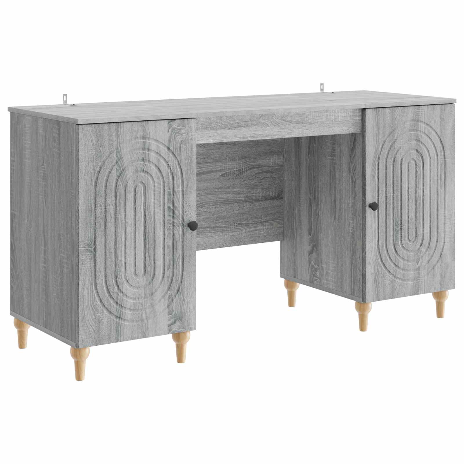 Γραφείο Γκρι Sonoma 142,5 x 50 x 75 εκ. Επεξεργασμένο Ξύλο - Pakobazaar