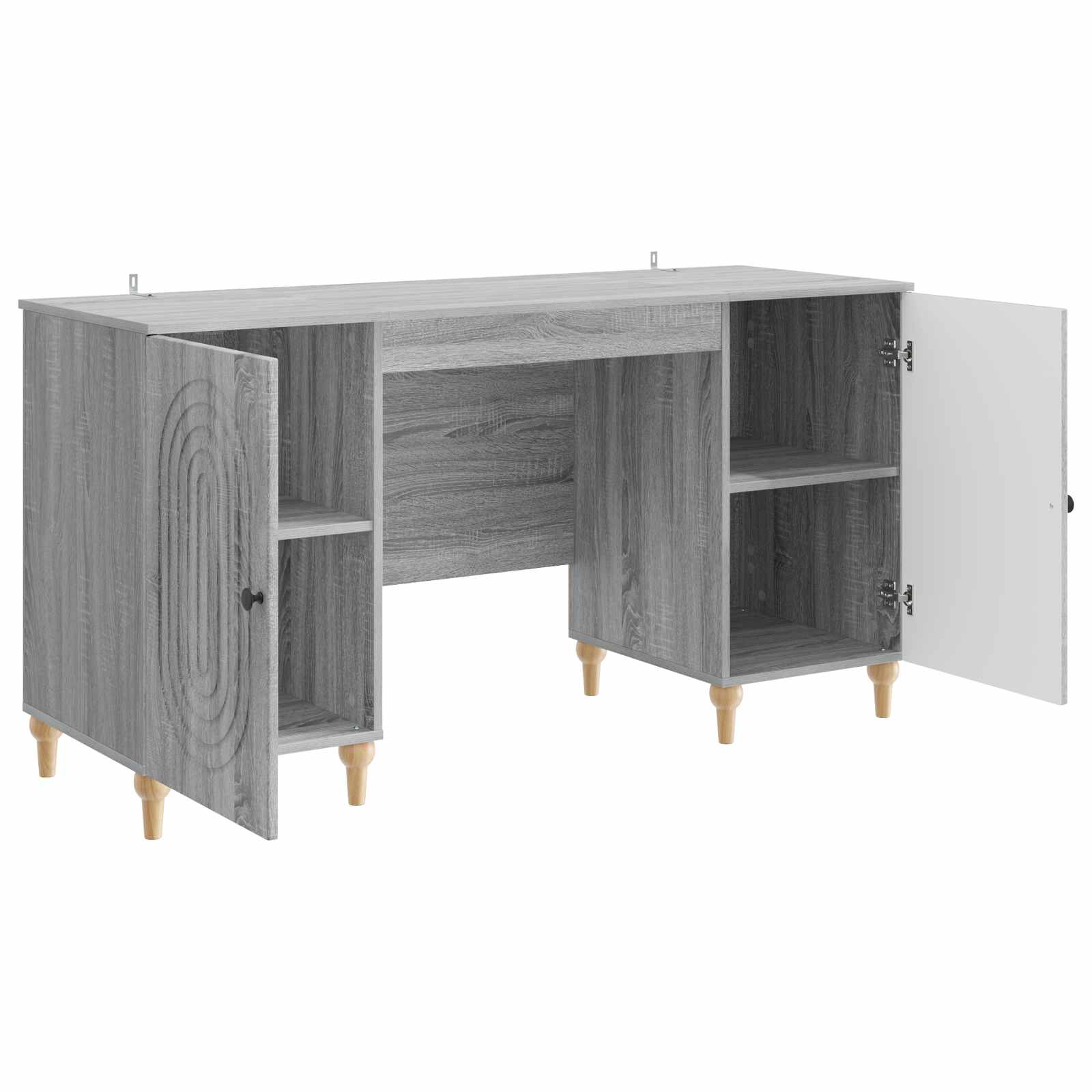 Γραφείο Γκρι Sonoma 142,5 x 50 x 75 εκ. Επεξεργασμένο Ξύλο - Pakobazaar