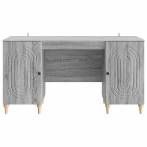 Γραφείο Γκρι Sonoma 142,5 x 50 x 75 εκ. Επεξεργασμένο Ξύλο - Pakobazaar