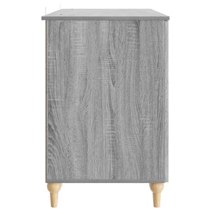 Γραφείο Γκρι Sonoma 142,5 x 50 x 75 εκ. Επεξεργασμένο Ξύλο - Pakobazaar