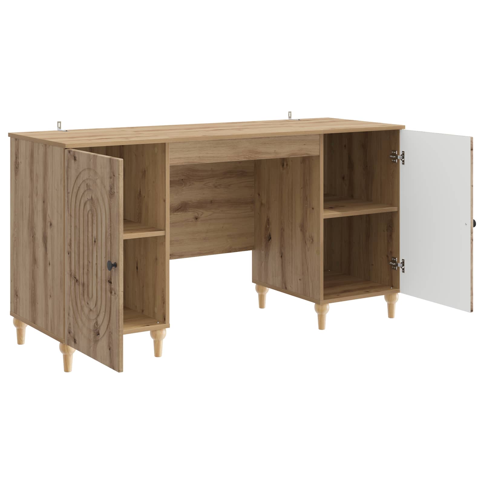 Γραφείο Artisan Δρυς 142,5 x 50 x 75 εκ. Επεξεργασμένο Ξύλο - Pakobazaar