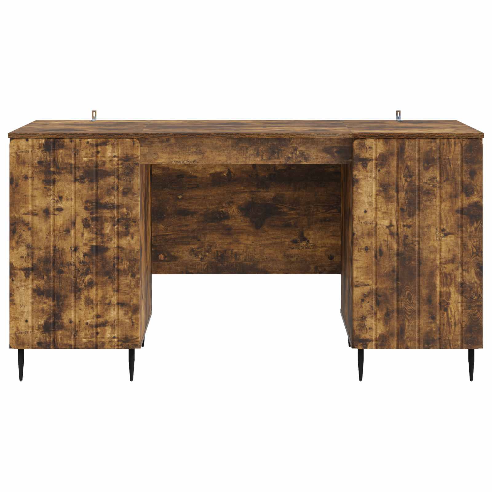 Γραφείο με ράφι Καπνισμένο Ξύλο Δρυός 142,5 x 50 x 75 εκ. - Pakobazaar