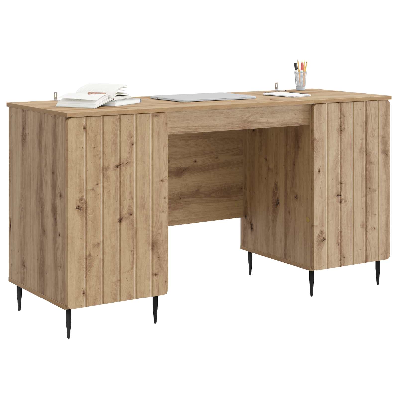 Γραφείο Artisan Δρυς 142,5 x 50 x 75 εκ. Επεξεργασμένο Ξύλο - Pakobazaar
