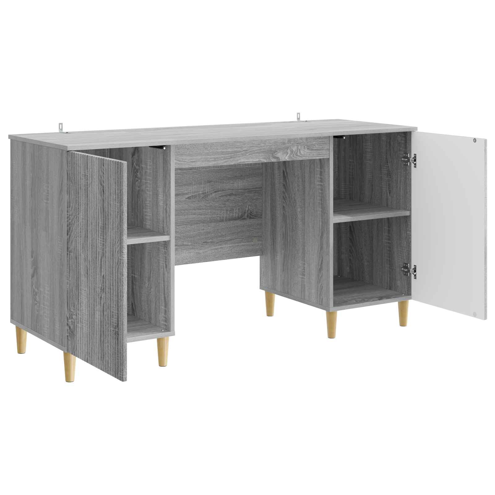 Γραφείο Γκρι Sonoma 142,5 x 50 x 75 εκ. Επεξεργασμένο Ξύλο - Pakobazaar