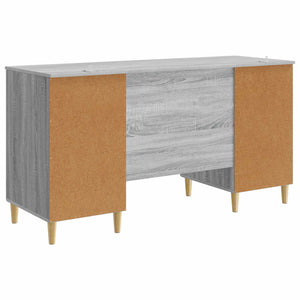 Γραφείο Γκρι Sonoma 142,5 x 50 x 75 εκ. Επεξεργασμένο Ξύλο - Pakobazaar