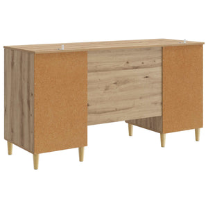 Γραφείο Artisan Δρυς 142,5 x 50 x 75 εκ. Επεξεργασμένο Ξύλο - Pakobazaar