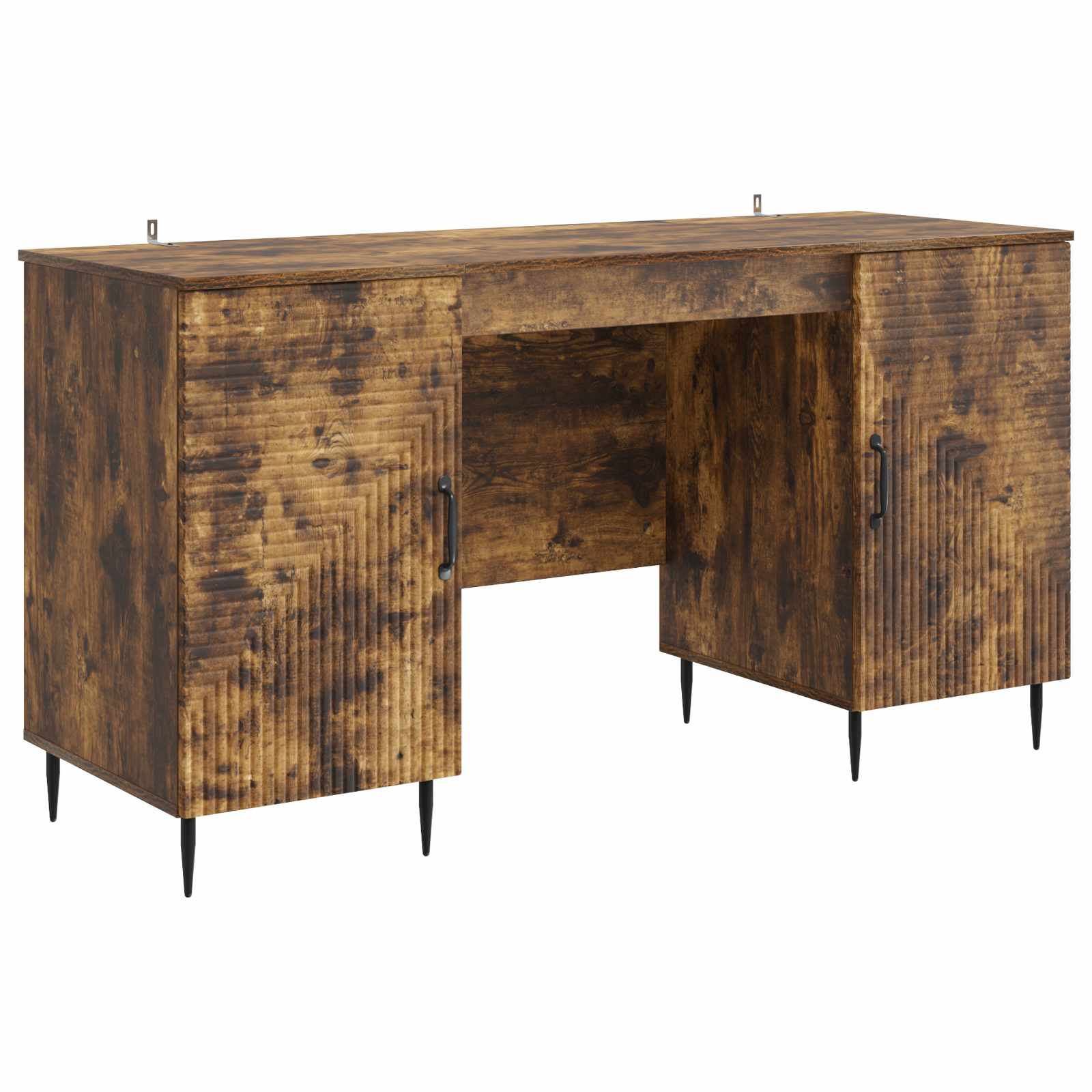 Γραφείο με ράφι Καπνισμένο Ξύλο Δρυός 142,5 x 50 x 75 εκ. - Pakobazaar