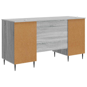 Γραφείο Γκρι Sonoma 142,5 x 50 x 75 εκ. Επεξεργασμένο Ξύλο - Pakobazaar