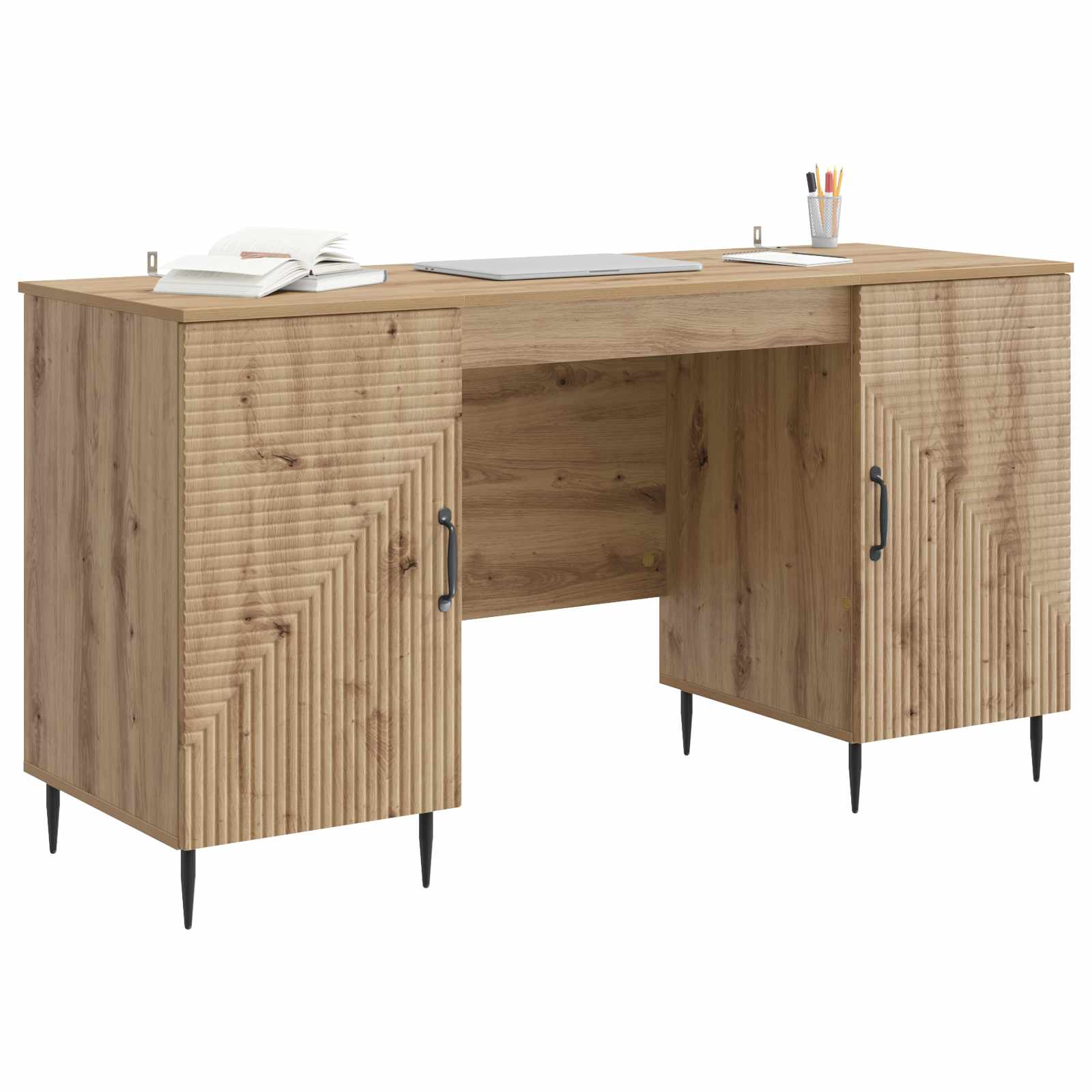 Γραφείο Artisan Δρυς 142,5 x 50 x 75 εκ. Επεξεργασμένο Ξύλο - Pakobazaar