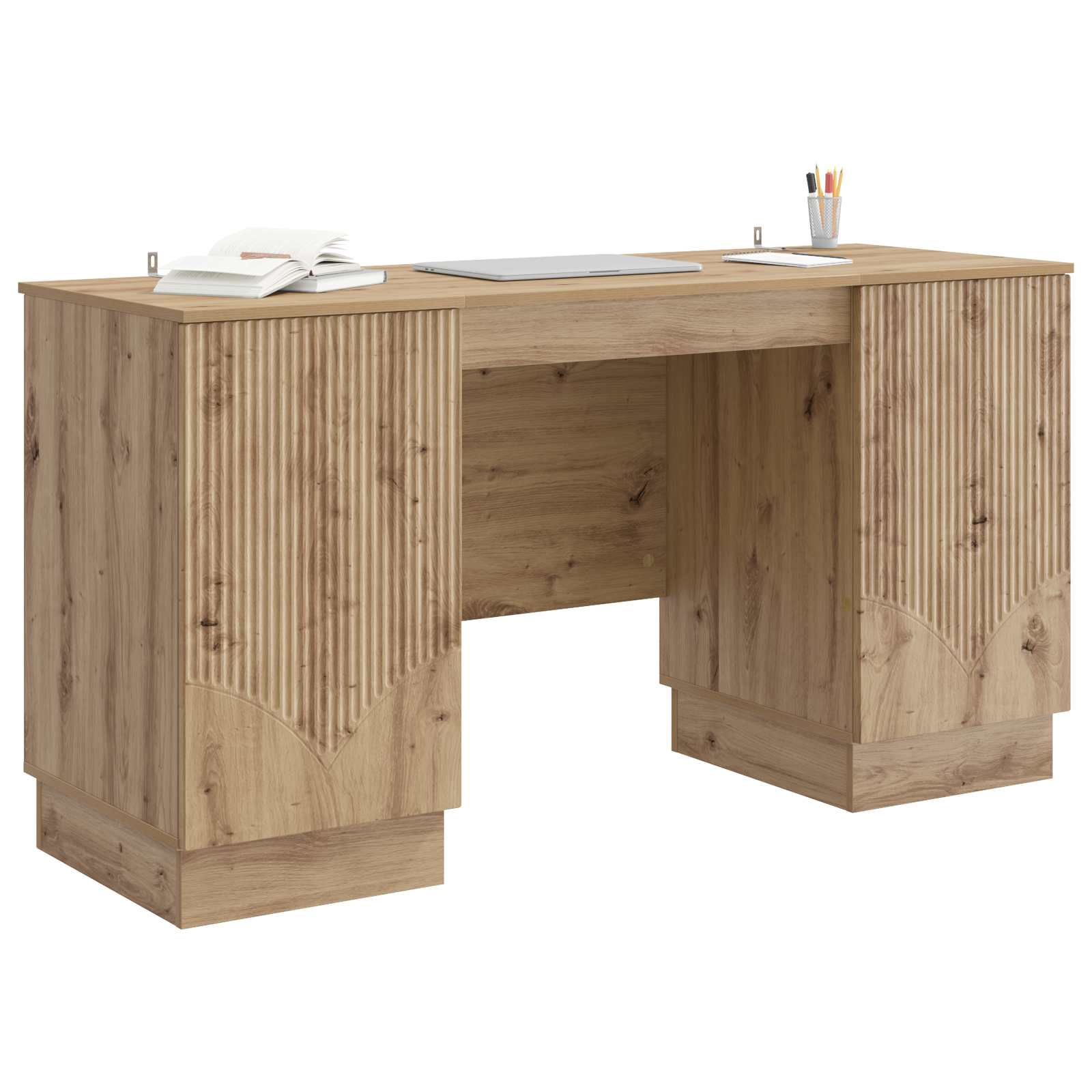 Γραφείο Artisan Δρυς 142,5 x 50 x 75 εκ. Επεξεργασμένο Ξύλο - Pakobazaar