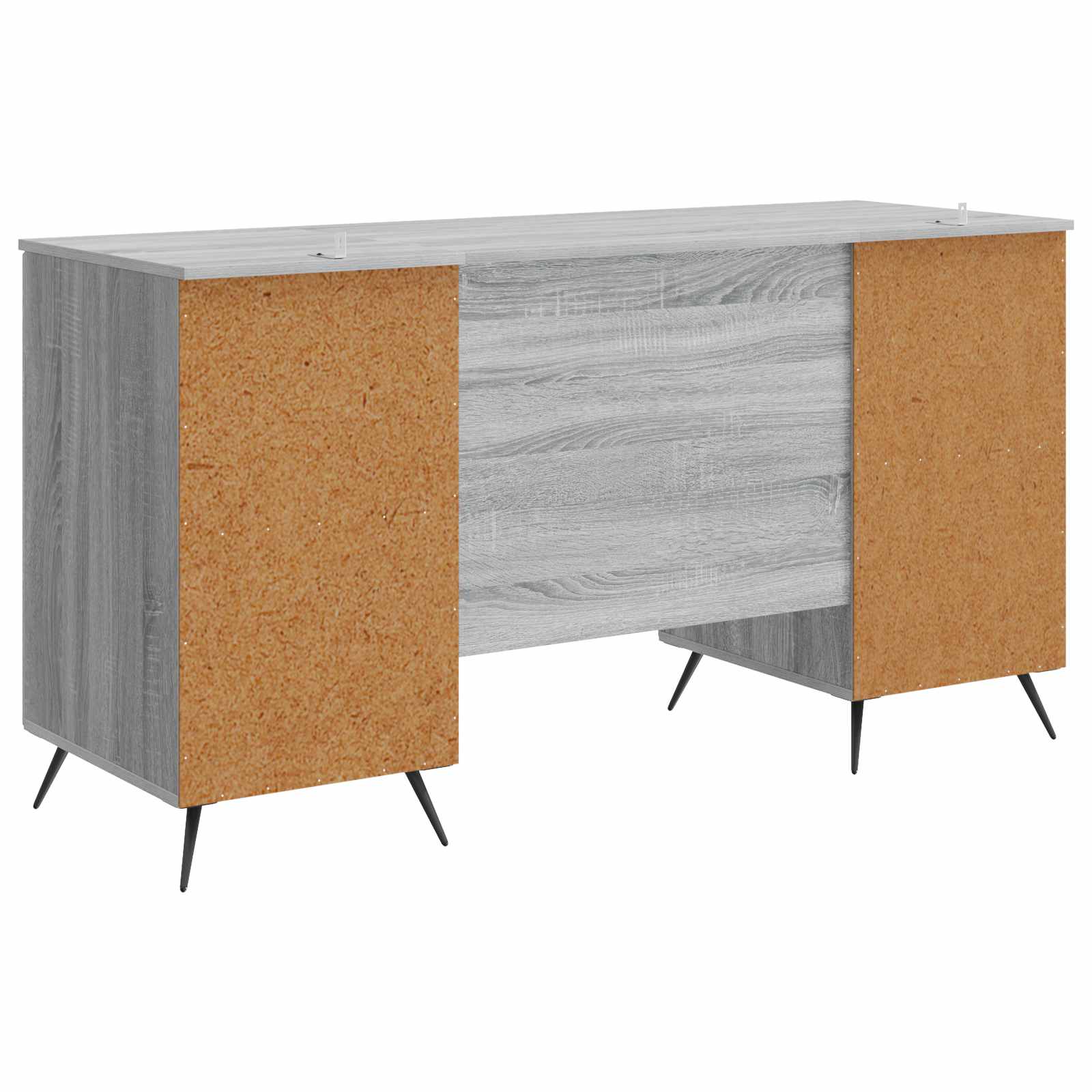 Γραφείο Γκρι Sonoma 142,5 x 50 x 75 εκ. Επεξεργασμένο Ξύλο - Pakobazaar