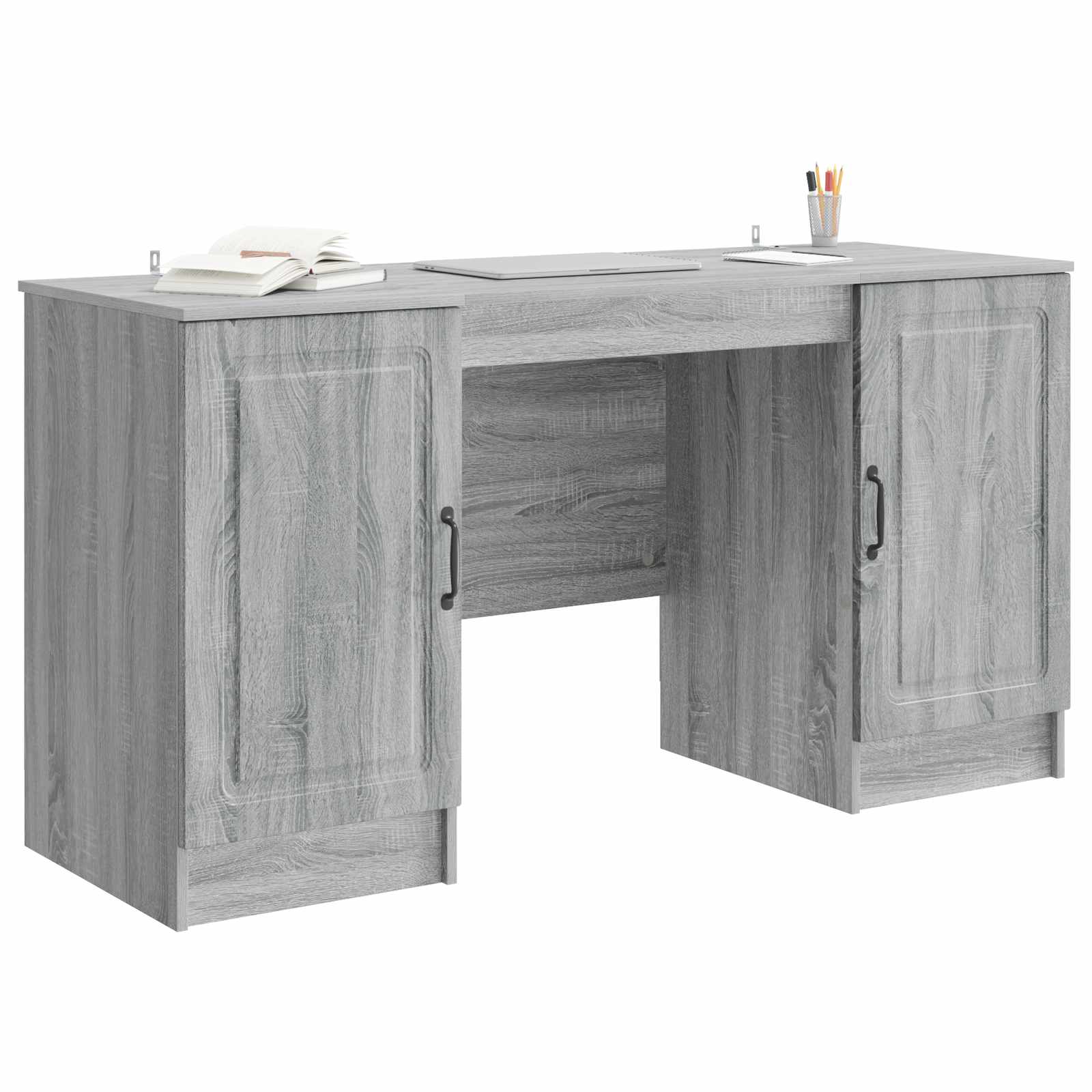 Γραφείο Γκρι Sonoma 142,5 x 50 x 75 εκ. Επεξεργασμένο Ξύλο - Pakobazaar