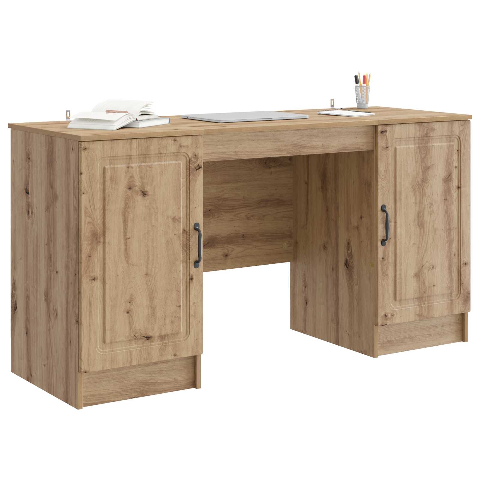 Γραφείο Artisan Δρυς 142,5 x 50 x 75 εκ. Επεξεργασμένο Ξύλο - Pakobazaar