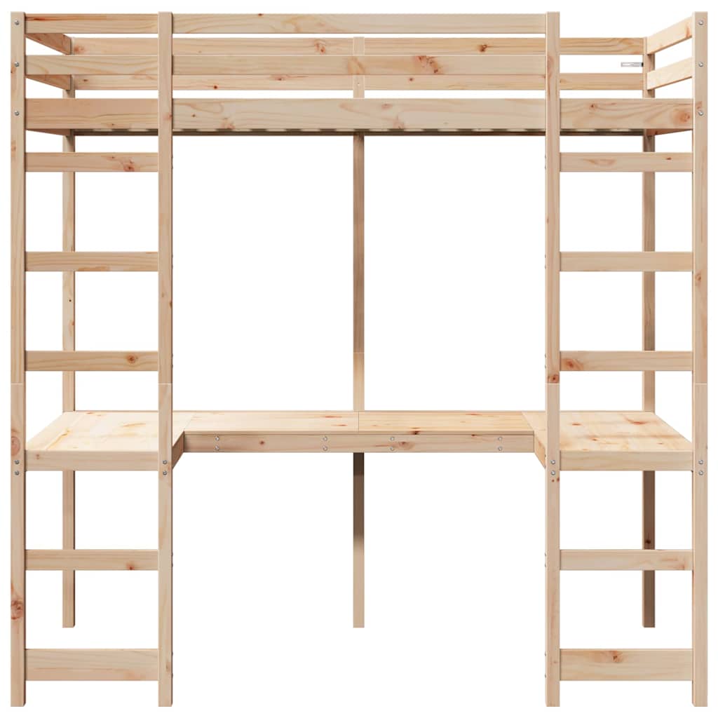 Σκελετός κρεβατιού σοφίτας Φυσικό 75 x 190 cm - Pakobazaar