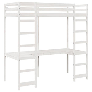 Σκελετός κρεβατιού σοφίτας Λευκό 75 x 190 cm - Pakobazaar