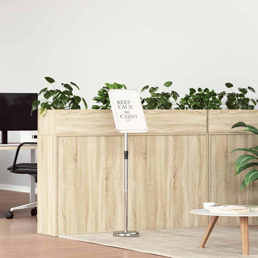 Εκθεσιακές Οθόνες Ασημί 25 x 25 x 125 εκ Αλουμίνιο