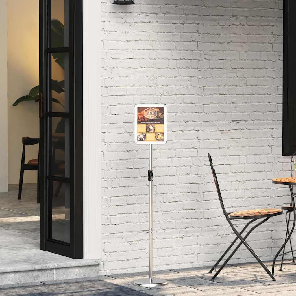 Εκθεσιακές Οθόνες Ασημί 25 x 25 x 125 εκ Αλουμίνιο