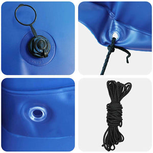 Χειμερινό Μαξιλάρι Πισίνας Μπλε Ø 220 x 140 εκ PVC - Pakobazaar