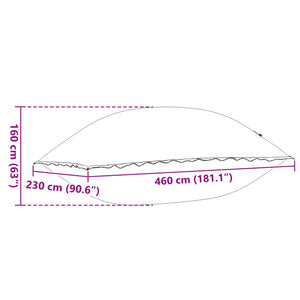 Χειμερινό Μαξιλάρι Πισίνας Μπλε 460 x 230 x 160 εκ PVC - Pakobazaar