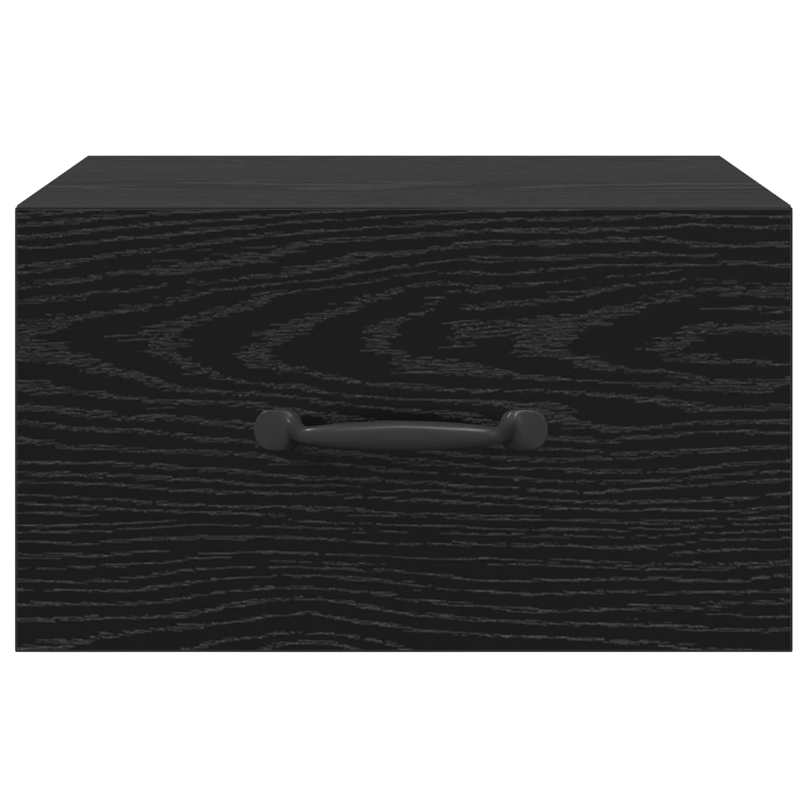 Κομοδίνο Μαύρη Οξυά 35 x 35 x 20 εκ Επεξεργασμένο ξύλο