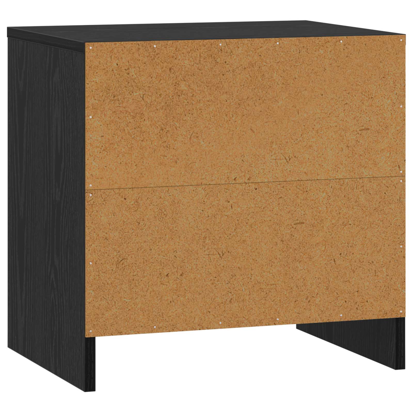 Κομοδίνο Μαύρη Οξυά 45 x 34 x 44,5 εκ Επεξεργασμένο ξύλο