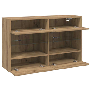 Ντουλάπι Τηλεόρασης Τοίχου Artisan Oak 98,5 x 30 x 60,5 εκ - Pakobazaar