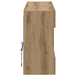 Ντουλάπι Τηλεόρασης Τοίχου Artisan Oak 98,5 x 30 x 60,5 εκ - Pakobazaar