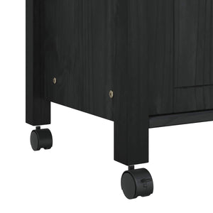 Καρότσι Κουζίνας MONZA Μαύρο 60 x 40 x 88,5 εκ - Pakobazaar