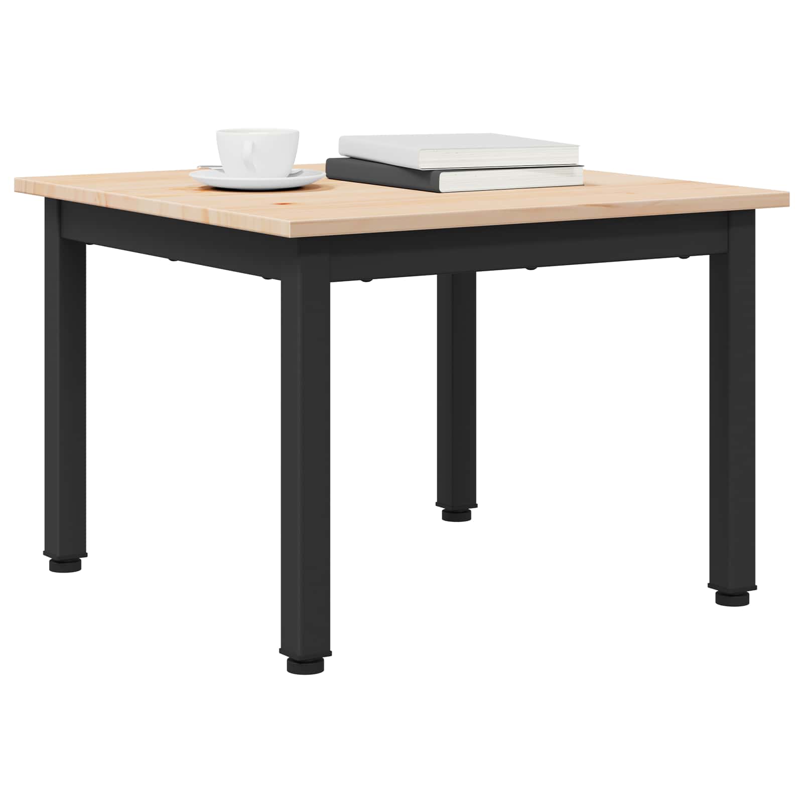 Τραπεζάκι σαλονιού Φυσικό 50 x 50 x 36 εκ. Στερεά ξυλεία πεύκου