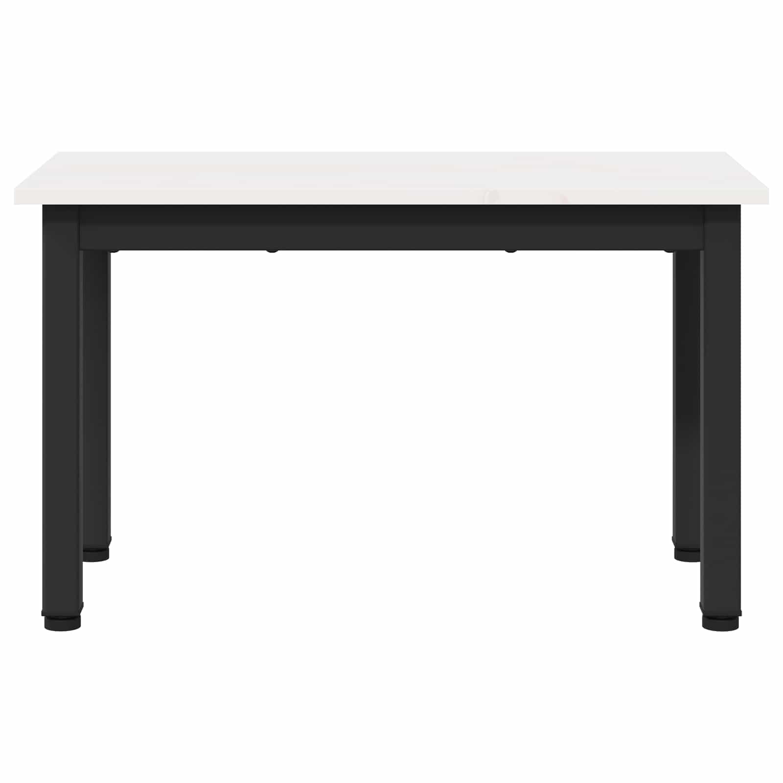 Τραπεζάκι σαλονιού Λευκό 60 x 30 x 36 cm Στερεά ξυλεία πεύκου