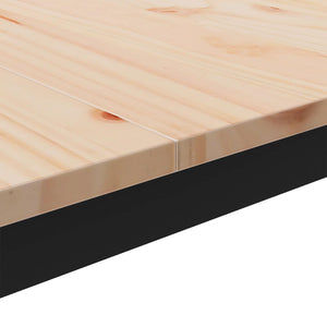 Τραπεζάκι σαλονιού Φυσικό 60 x 60 x 36 cm Στερεά ξυλεία πεύκου