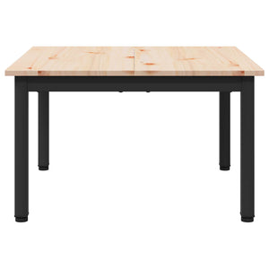 Τραπεζάκι σαλονιού Φυσικό 60 x 60 x 36 cm Στερεά ξυλεία πεύκου