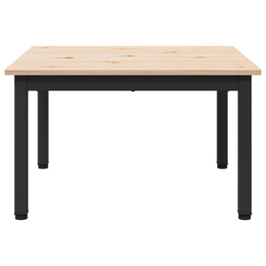 Τραπεζάκι σαλονιού Φυσικό 60 x 60 x 36 cm Στερεά ξυλεία πεύκου
