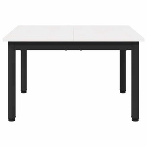 Τραπεζάκι σαλονιού Λευκό 60 x 60 x 36 cm Στερεά ξυλεία πεύκου - Pakobazaar