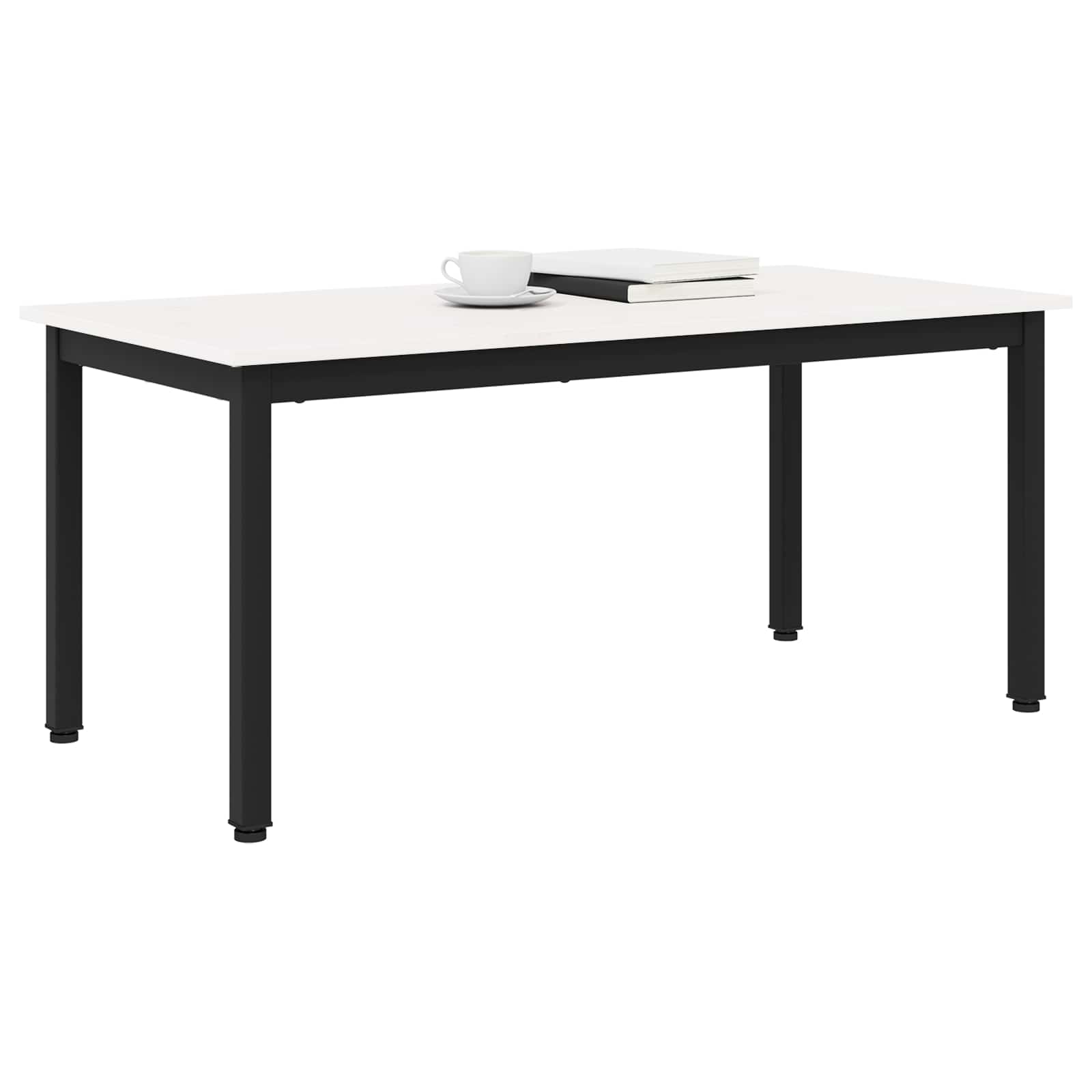 Τραπεζάκι σαλονιού Λευκό 100 x 50 x 45 cm Στερεά ξυλεία πεύκου
