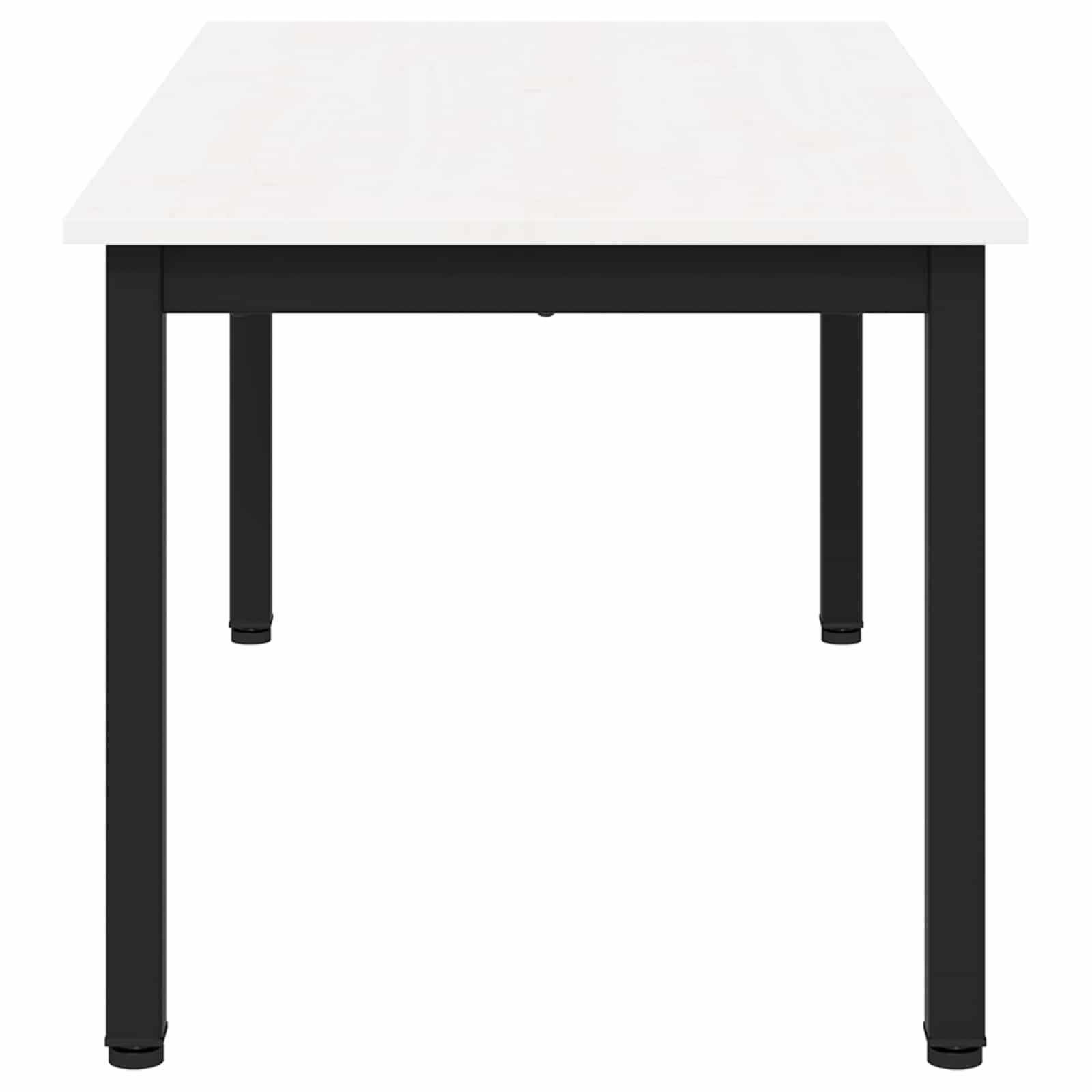 Τραπεζάκι σαλονιού Λευκό 100 x 50 x 45 cm Στερεά ξυλεία πεύκου